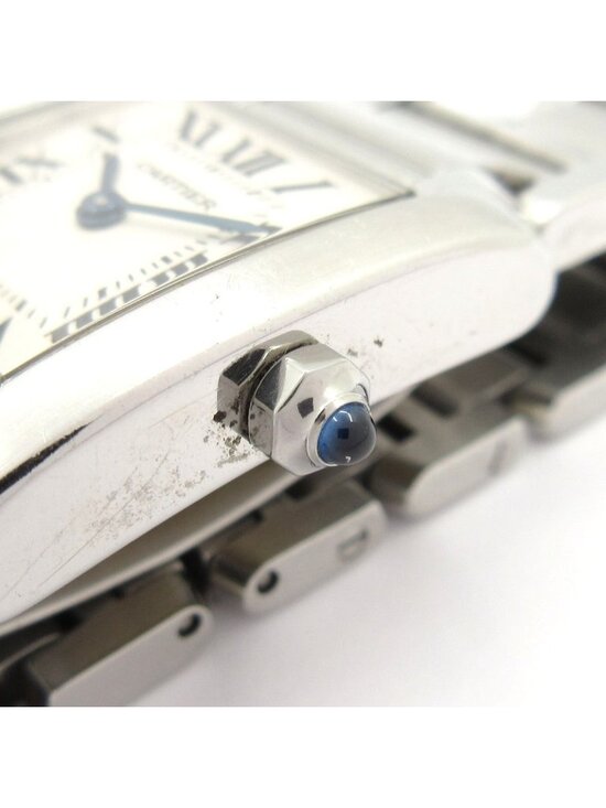 Cartier Watch Tank Francaise SM SS Ivory main image 4